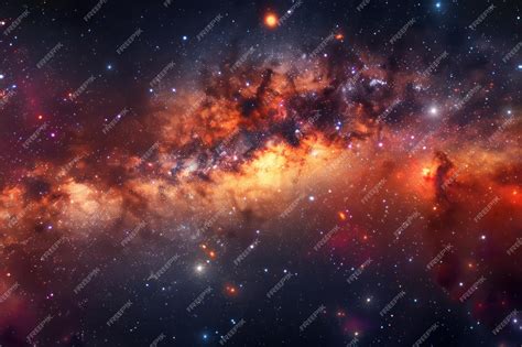 premium photo galactic core panorama  bustling hub  star systems