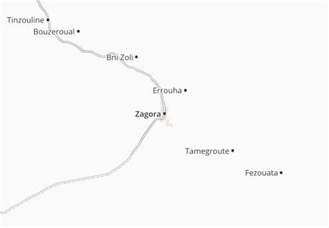 Michelin Landkarte Zagora Stadtplan Zagora Viamichelin