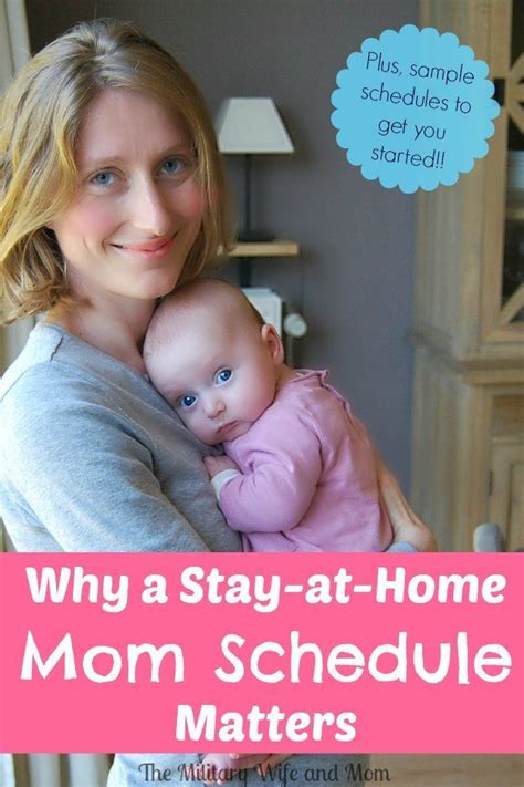 LOVE A Good Stay At Home Mom Schedule Learn How A Schedule Can Make A