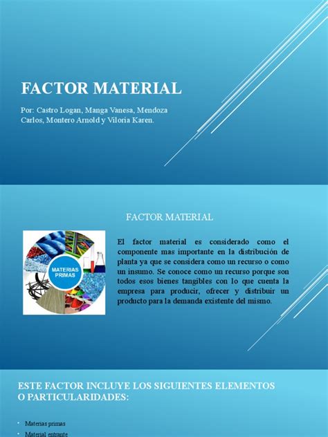 O Fator Material Refere-se - Factor Material Exposicion | PDF | Materia prima | Importar