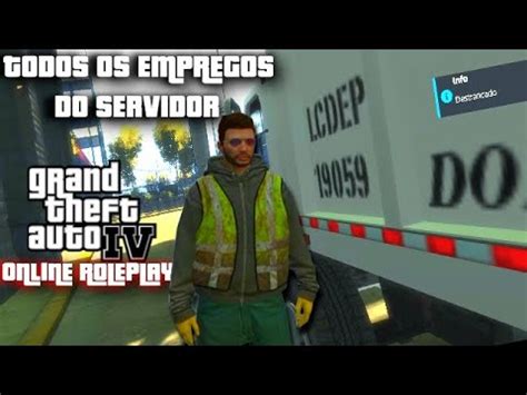 INCRIVEL Todos Os Empregos Do Servidor Mystic Roleplay Gta 4 Online