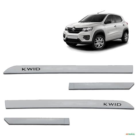 Jogo De Friso Lateral Kwid A Branco Neige Fac O Em