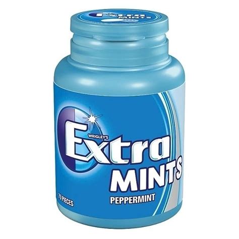 Wrigleys Extra Mints Sugarfree Peppermint Chewing Gum 70pcs Sinin