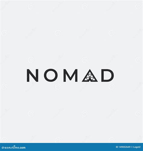 Nomad Vector Logo Nomad Emblem Stock Vector Illustration Of Animal