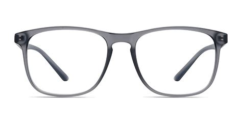 Ghent Square Matte Gray Full Rim Eyeglasses Eyebuydirect