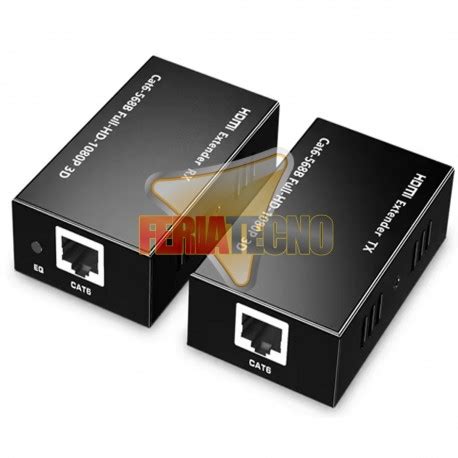 EXTENSOR HDMI HASTA 60 METROS POR UTP CAT 5E CAT 6 ACTIVO