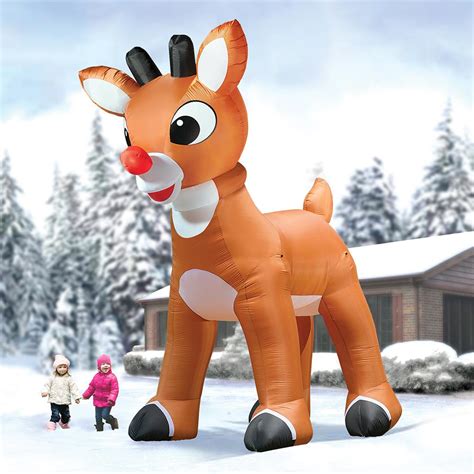 The 15 Inflatable Rudolph With Blinking Nose Mygenshop