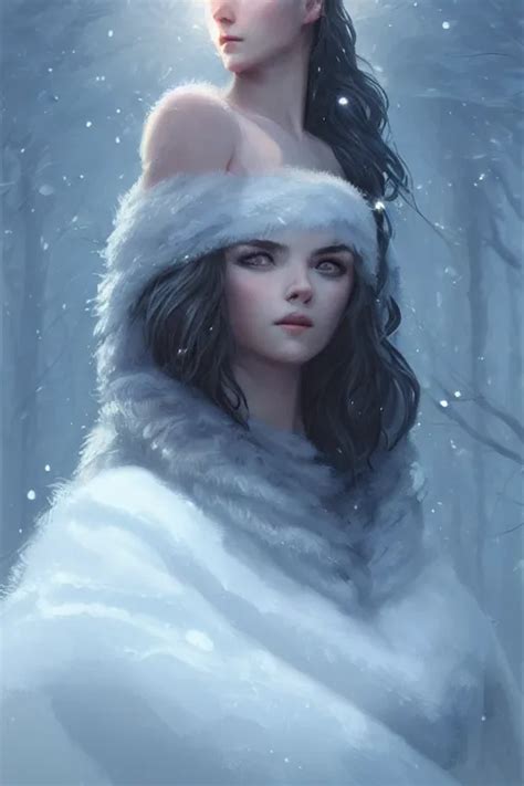 Goddess Of The Winter Twilight Highly Detailed Stable Diffusion