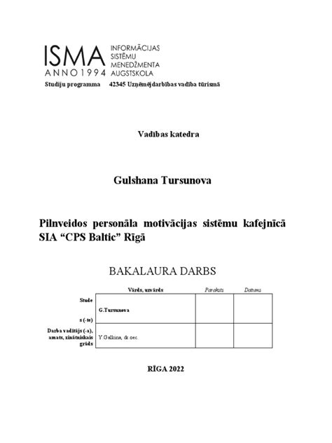 Studiju Programma | PDF