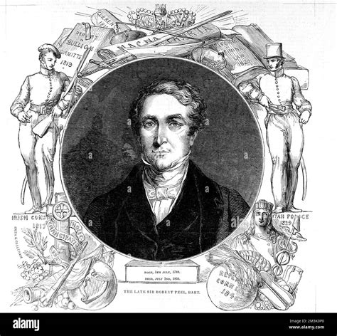 Sir Robert Peel Stock Photo Alamy