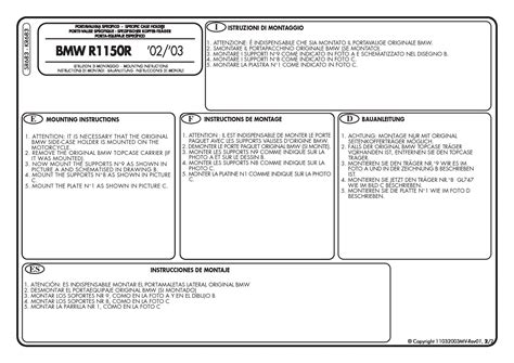 Givi SR683 Stelaż kufra centralnego BMW R 850 R 03 07 R 1150 R 01