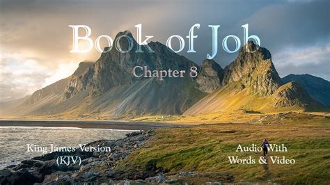 The Book Of Job Chapter Holy Bible Kjv Audio With Words