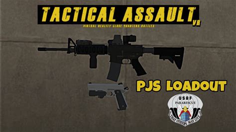 Tactical Assault VR My Pararescue Loadout Tacticalassaultvr YouTube