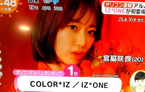 【izone】1112付オリコン週間アルバムランキングで初登場1位を獲得！「めざましテレビ」がエンタメコーナーの速報で伝える ~ All