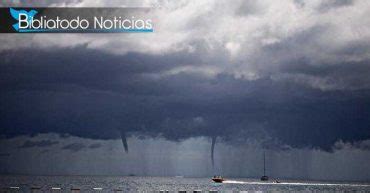 Impresionante Doble Tornado Sorprende A Turistas En Playa De Tailandia