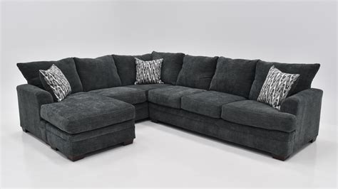 Aden Sectional Sofa With Chaise Gray Home Furniture