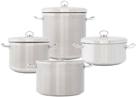 Tissolli Stainless Steel Stock Pots With Lids Cm Tissolli