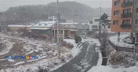 Cuaca Sejuk Melampau Di Korea Selatan Suhu Dijangka Terus Menurun Esok