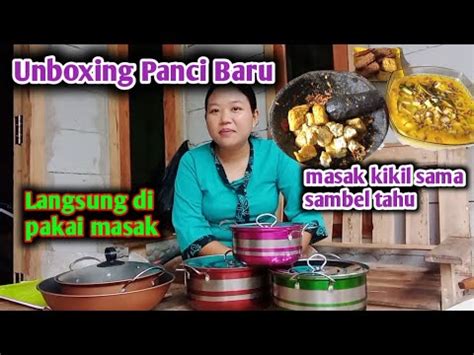 Unboxing Panci Barulangsung Di Pakai Masak Youtube