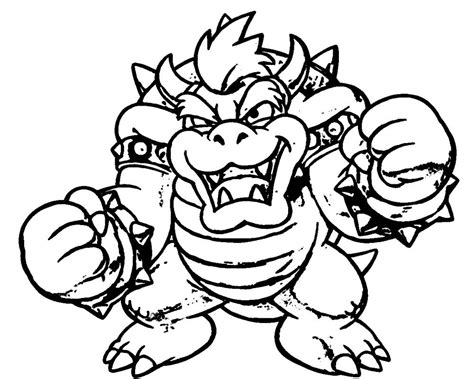 Coloriage Bowser