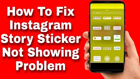 Instagram Story Sticker Not Showing Problem Solve How To Fix