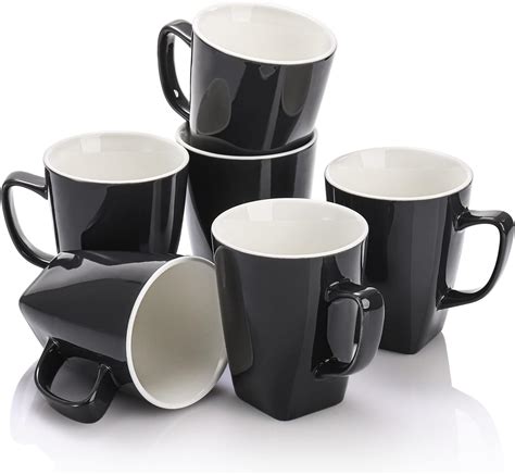 Corelle Square 12 Oz Porcelain Mug Timber Shadows SET OF 4 Amazon