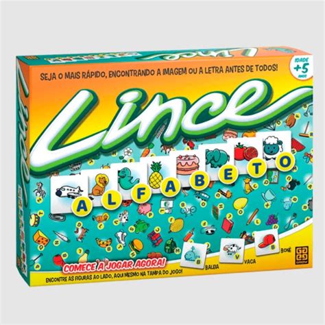 Jogo Pedagógico Lince Alfabeto Grow Shopee Brasil