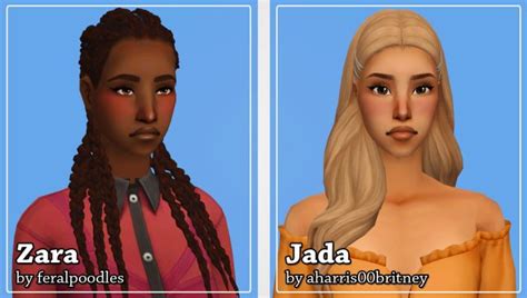 💫 4t2 Female Hair Conversions 💫 In 2024 Sims 2 Hair Womens Hairstyles Sims 2 Afro Hair