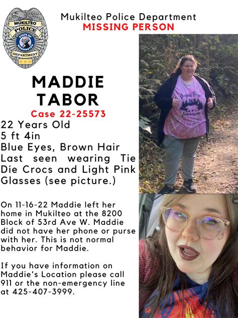 Mukilteo Police Dept On Twitter Attention Missing Person If You Have