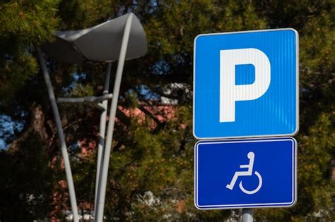 Premium Photo Parking Spot For Persons With Disability