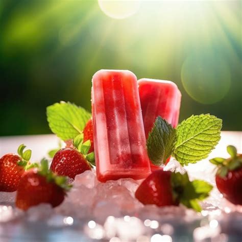 Paleta De Hielo Sabor Fresa