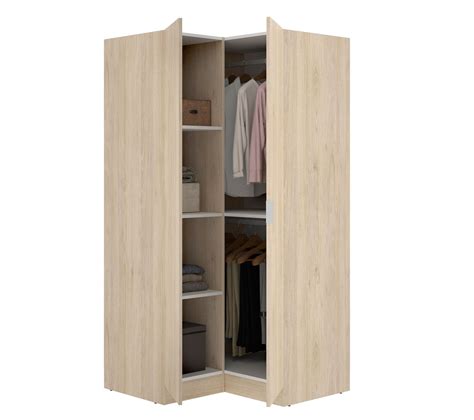 Armoire Dressing D angle En Panneaux De Particules Mélaminés Coloris