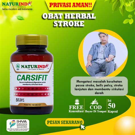 Jual Obat Stroke Obat Lumpuh Herbal Ampuh Bpom Susah Bicara Bells Palsy