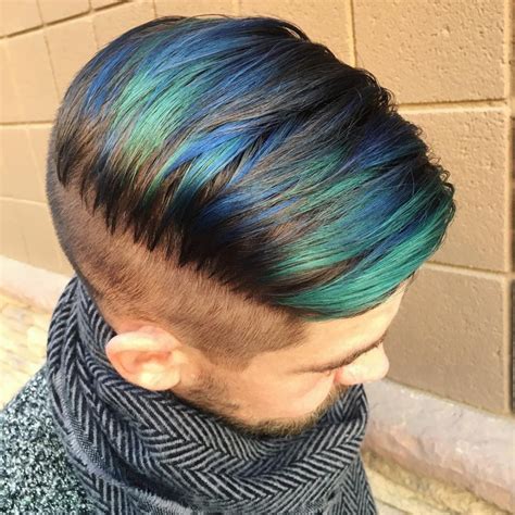 Black Guy Blue Hair