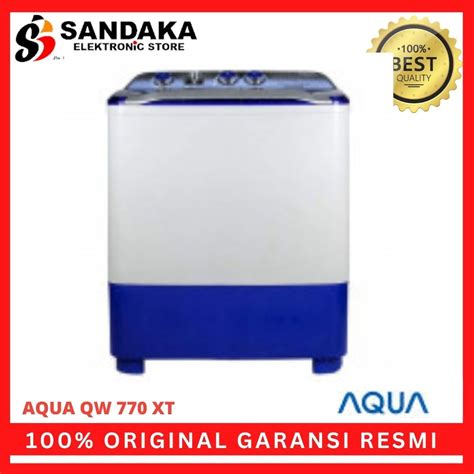 Jual Aqua Japan Qw Xt Twin Tub Mesin Cuci Kg Shopee Indonesia