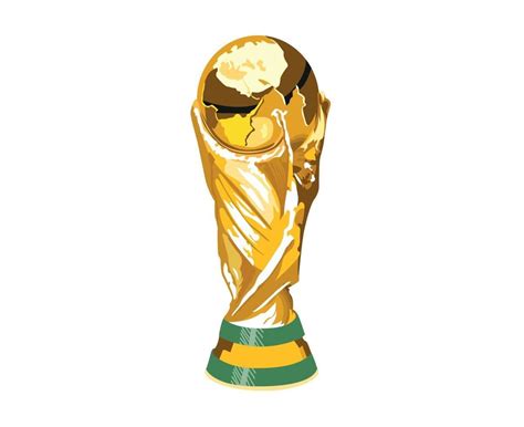 Trophy Mondial Fifa World Cup Football Gold Symbol Champion Vector