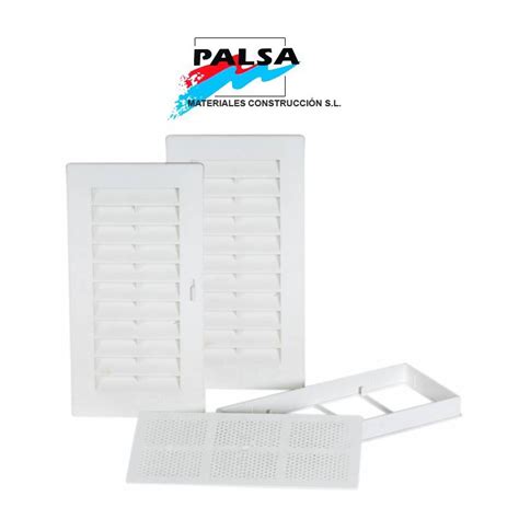 Rejillas Ventilacion Pvc Palsa Materiales Construcci N S L