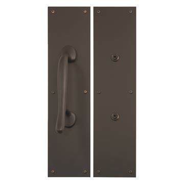 Brass Accents Antimicrobial Push Pull Plate Set Brass Accents