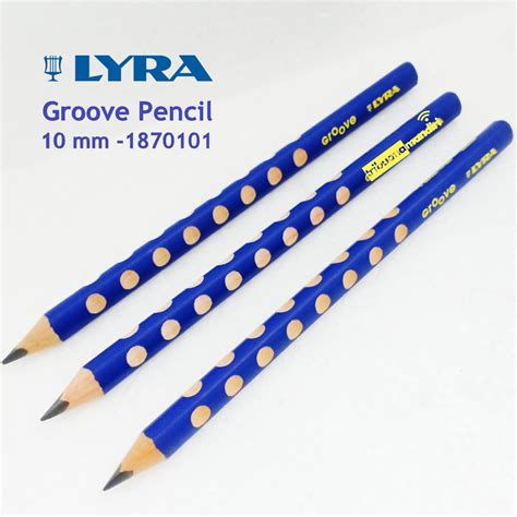 Jual Lyra Groove Pencil Graphite Jumbo B BLACK 10 Mm Satuan 1870101