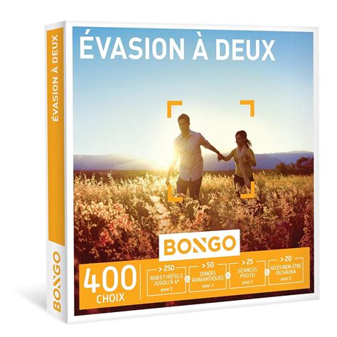 Bongo Belgique Coffret Cadeau Evasion Deux Amazon Fr Hygi Ne