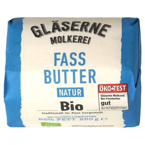 GLÄSERNE MOLKEREI Bio Fassbutter 250 g ALDI SÜD