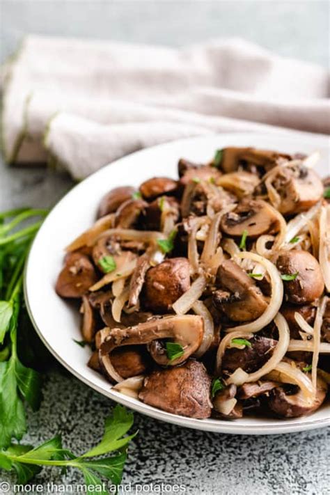 Easy Sautéed Mushrooms and Onions