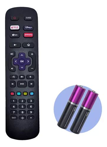 Controle Remoto Compat Vel Tv Philco Aoc Roku Smart Mercadolivre