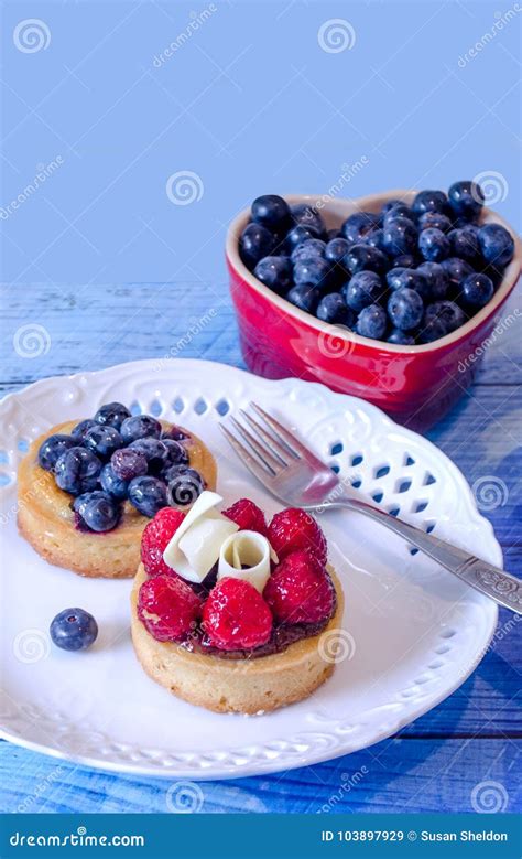 Decadent Desserts with Fruit Stock Image - Image of curls, fruit: 103897929