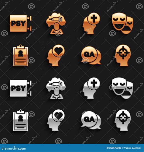 Set Broken Heart or Divorce, Comedy and Tragedy Masks, Finding Problem