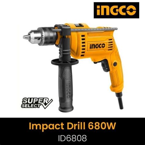 Promo INGCO Mesin Bor Murah Tangan Beton Impact Drill 13mm 680W ECO