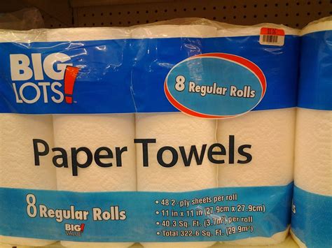 Toilet Paper And Paper Towels At Big Lots Loudoun County Limbo