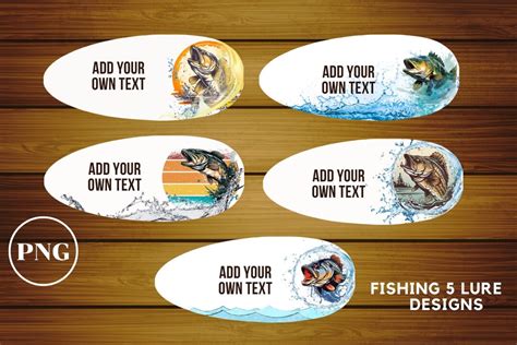 Fathers Day Fishing Lure Sublimation Template Fishing Lure Designs Add