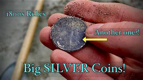 BIG Silver Coins FOUND Metal Detecting Storm Wrecked Beaches 25 YouTube