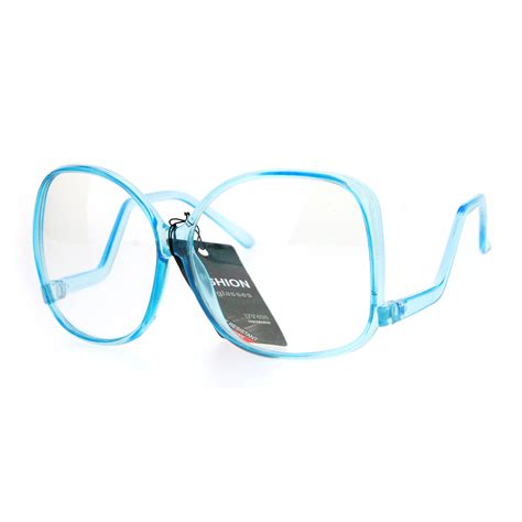 Sa106 Womens Drop Temple Crooked Arm Swane Diva Clear Lens Eye Glasses Ebay